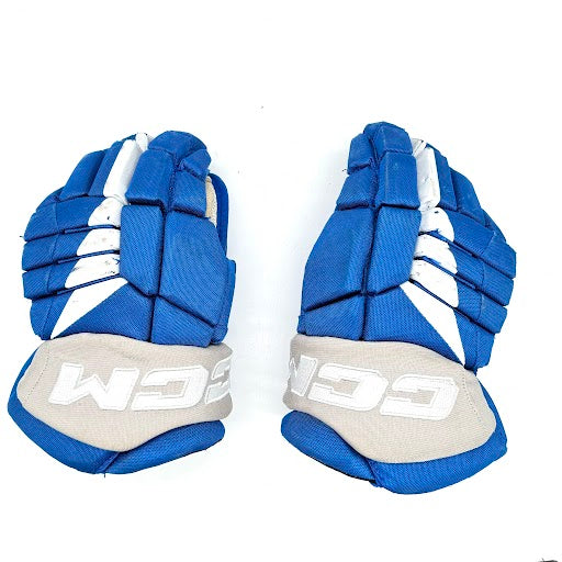 CCM HGJSCHLPP - Gant OHL Pro Stock d'occasion (bleu/blanc/gris)